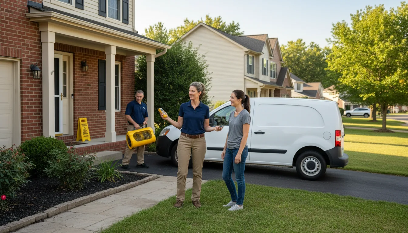 Water restoration image for Dehumidification And Cleanup Services in Mcmillan, MI